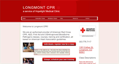 Desktop Screenshot of longmontcpr.org